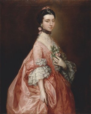 Mary Little, Later Lady Carr by Thomas Gainsborough Oil Painting