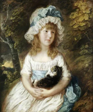 Miss Brummell by Thomas Gainsborough - Oil Painting Reproduction