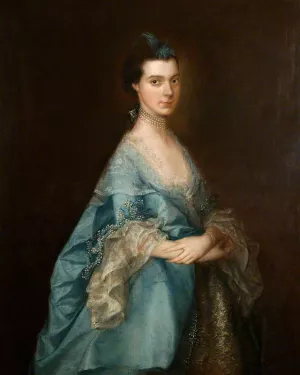 Miss Edgar by Thomas Gainsborough Oil Painting