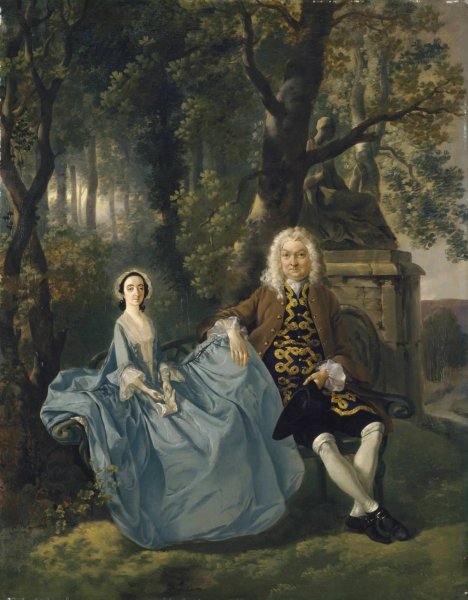 Main Product Photo of Mr and Mrs Carter Painting by Thomas Gainsborough