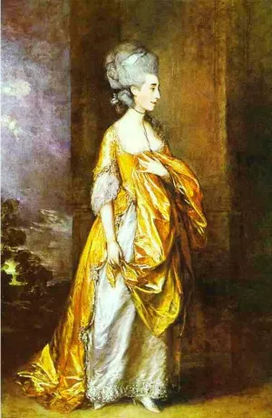 Mrs. Elliot Oil painting by Thomas Gainsborough