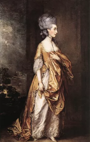 Mrs Grace Dalrymple Elliot by Thomas Gainsborough Oil Painting