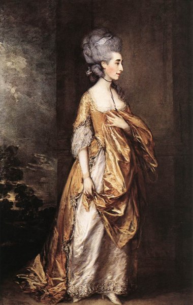 Mrs Grace Dalrymple Elliot by Thomas Gainsborough - Hand-Painted Oil Painting Reproduction