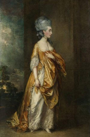 Mrs. Grace Dalrymple Elliott by Thomas Gainsborough Oil Painting