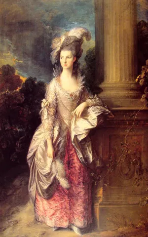 Mrs Graham by Thomas Gainsborough - Oil Painting Reproduction