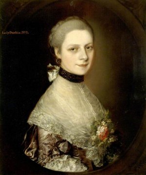 Mrs John Durbin, n?e Elizabeth Collett by Thomas Gainsborough Oil Painting