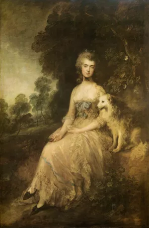 Mrs. Mary Robinson Perdita II by Thomas Gainsborough - Oil Painting Reproduction