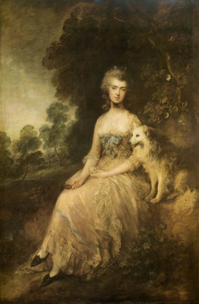 Mrs. Mary Robinson Perdita II by Thomas Gainsborough - Hand-Painted Oil Painting Reproduction