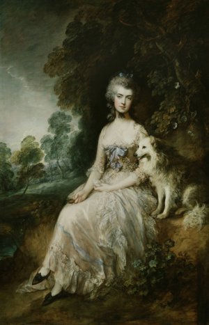 Mrs. Mary Robinson by Thomas Gainsborough Oil Painting