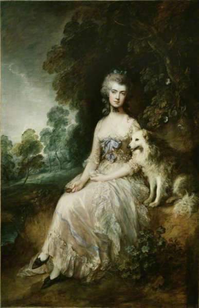 Mrs. Perdita Robinson by Thomas Gainsborough - Hand-Painted Oil Painting Reproduction