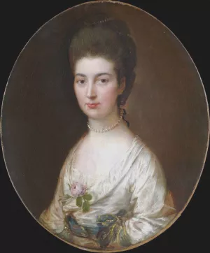 Mrs. Ralph Izard by Thomas Gainsborough Oil Painting