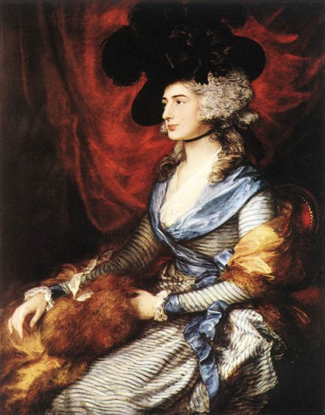 Main Product Photo of Mrs Sarah Siddons Painting by Thomas Gainsborough