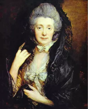 Mrs. Thomas Gainsborough, nee Margaret Burr by Thomas Gainsborough Oil Painting