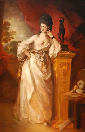 Penelope, Viscountess Ligonier by Thomas Gainsborough - Oil Painting Reproduction