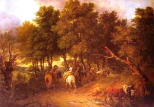 Pesants Returning from Market by Thomas Gainsborough Oil Painting