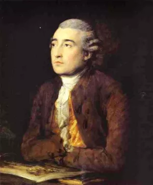 Philip James de Loutherbourg by Thomas Gainsborough - Oil Painting Reproduction