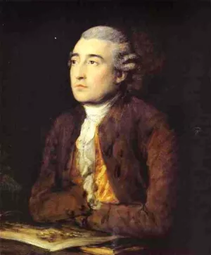 Philip James de Loutherbourg Oil painting by Thomas Gainsborough
