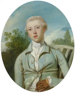 Portrait of a Gentleman (thought to be William Pitt) by Thomas Gainsborough - Oil Painting Reproduction