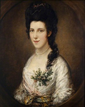Portrait of a Lady (Possibly Lady Eden) by Thomas Gainsborough Oil Painting