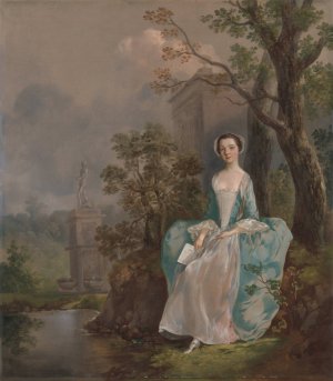 Portrait of a Woman by Thomas Gainsborough Oil Painting