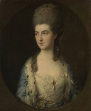 Portrait of a Young Woman, Called Miss Sparrow by Thomas Gainsborough Oil Painting