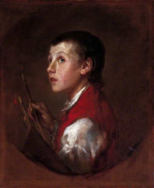 Portrait of an Unknown Youth by Thomas Gainsborough - Hand-Painted Oil Painting Reproduction