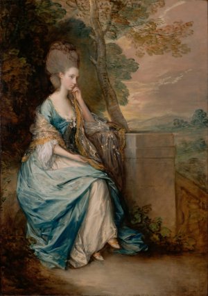 Portrait of Anne, Countess of Chesterfield by Thomas Gainsborough Oil Painting