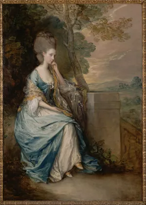 Portrait of Anne, Countess of Chesterfield by Thomas Gainsborough - Oil Painting Reproduction