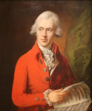 Portrait of Charles Rousseau Burney by Thomas Gainsborough Oil Painting