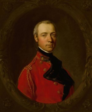 Portrait of Colonel The Hon. Charles Hamilton by Thomas Gainsborough Oil Painting