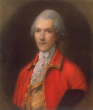 Portrait of Count Rumford by Thomas Gainsborough Oil Painting