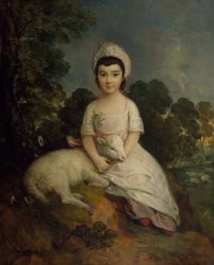 Portrait Of Isabelle Bell Franks by Thomas Gainsborough Oil Painting