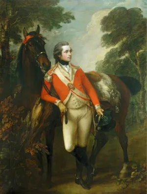 Portrait of John Hayes St Leger by Thomas Gainsborough - Oil Painting Reproduction