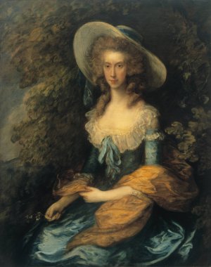 Portrait of Miss Evans by Thomas Gainsborough Oil Painting