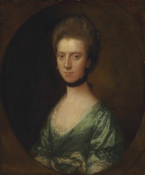 Portrait of Mrs. Isaac Elton by Thomas Gainsborough Oil Painting