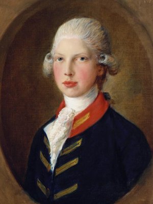 Portrait of Prince Edward, Later Duke of Kent Oil painting by Thomas Gainsborough
