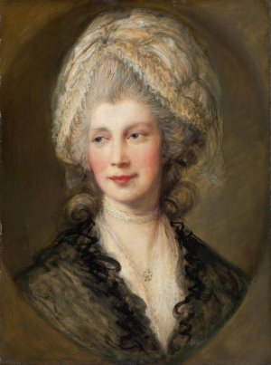 Queen Charlotte by Thomas Gainsborough Oil Painting