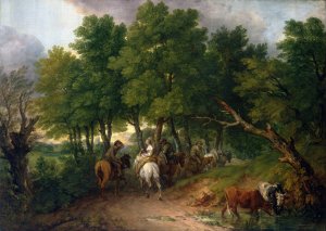 Road from Market by Thomas Gainsborough Oil Painting