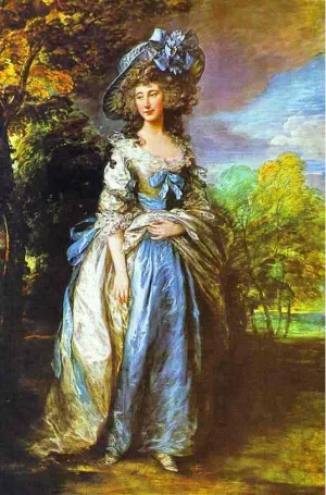 Sophia Charlotte, Lady Sheffield painting by Thomas Gainsborough