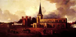 St. Mary's Church, Hadleigh by Thomas Gainsborough Oil Painting