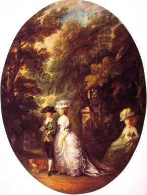 The Duke and Duchess of Cumberland Oil painting by Thomas Gainsborough