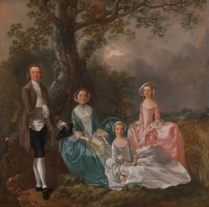 The Gravenor Family by Thomas Gainsborough Oil Painting