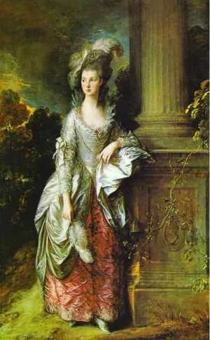 The Hon. Mrs. Thomas Graham by Thomas Gainsborough - Oil Painting Reproduction