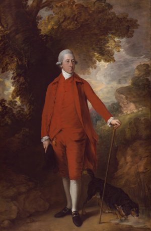 The Honorable Richard Savage Nassau De Zuylestein, M.P. by Thomas Gainsborough Oil Painting