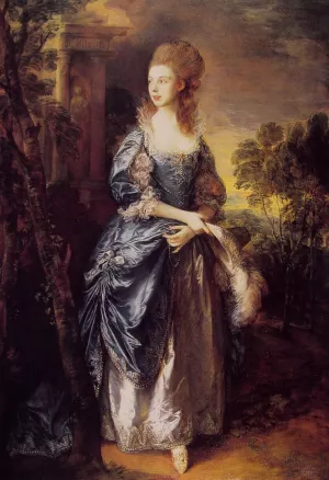 The Honourable Frances Duncombe by Thomas Gainsborough Oil Painting