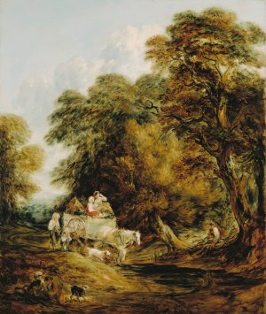 The Market Cart by Thomas Gainsborough Oil Painting