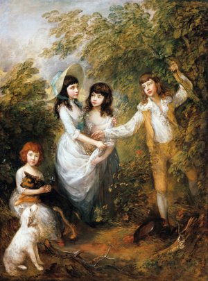 The Marsham Children by Thomas Gainsborough Oil Painting