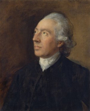 The Rev. Humphry Gainsborough by Thomas Gainsborough Oil Painting