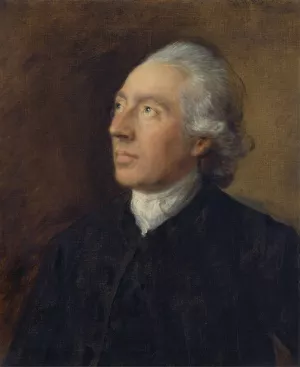 The Rev. Humphry Gainsborough by Thomas Gainsborough Oil Painting