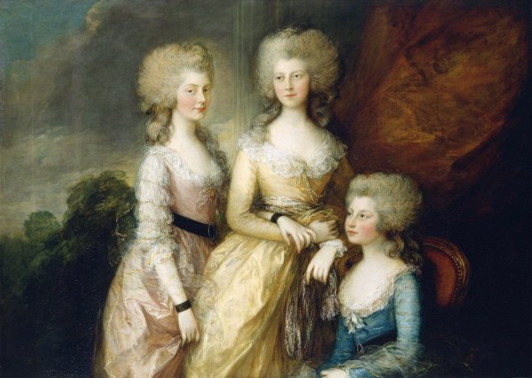 Main Product Photo of The Three Elder Princesses Painting by Thomas Gainsborough
